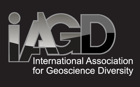 The IAGD logo on a black background.